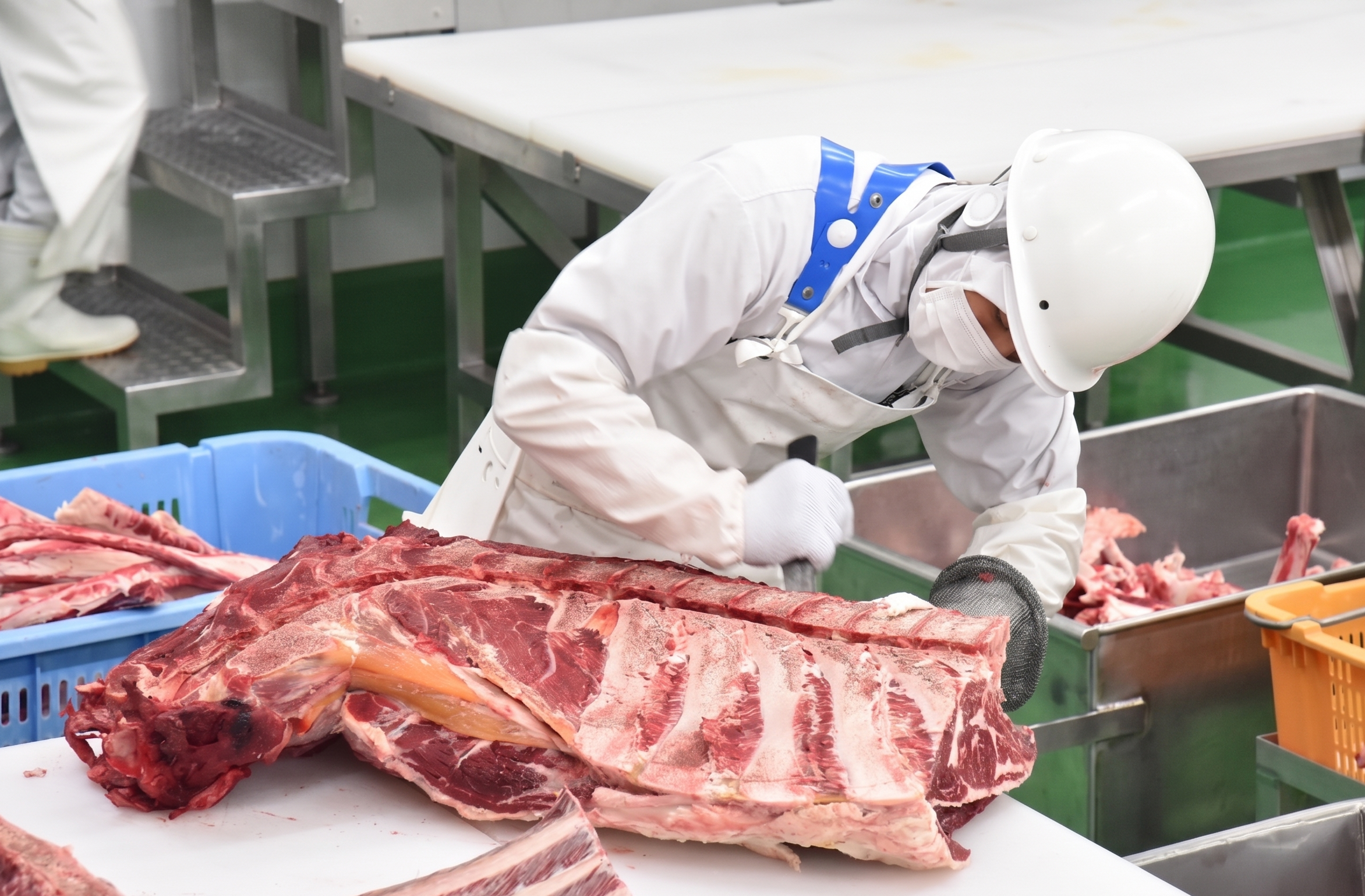 牛部分肉処理